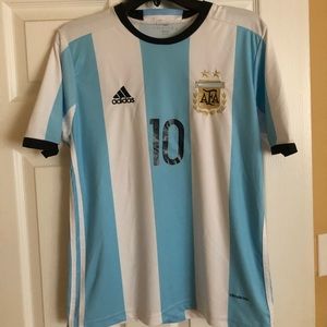 Argentina captain Lionel Messi jersey